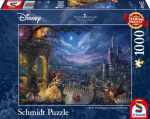 Schmidt Thomas Kinkade: Disney - Skönheten och odjuret dansar i månskenet (1000 bitar) (SCH4848)