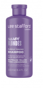 Lee Stafford Bleach Blondes Purple Toning Shampoo 250 ml