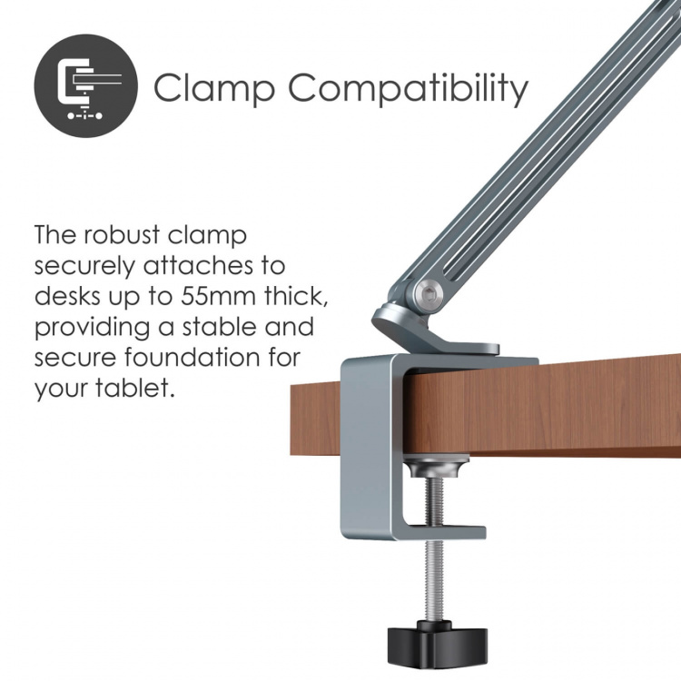 Desire2 Flex Arm Tablet-fäste för 12,9