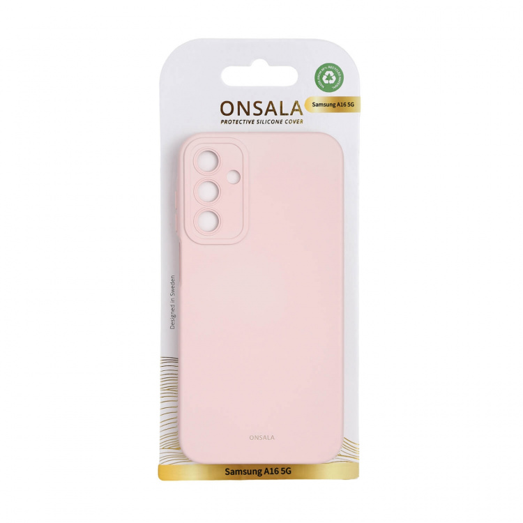 Onsala Mobilskal med Silikonkänsla Chalk Pink - Samsung A16 4G/A16 5G Onsala Mobilskal med Silikonkänsla Chalk Pink - Samsung A16 4G/A16 5G