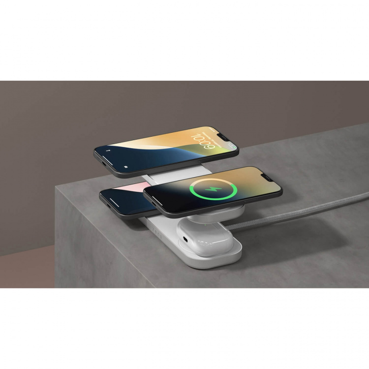 Zens Trådlös Laddare Quattro Pro 4 Qi2 Vit