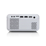 Lenco LCD-projektor med hög upplösning, stödjer Full HD 1080P-innehåll Vit Lenco LCD-projektor med hög upplösning, stödjer Full HD 1080P-innehåll Vit