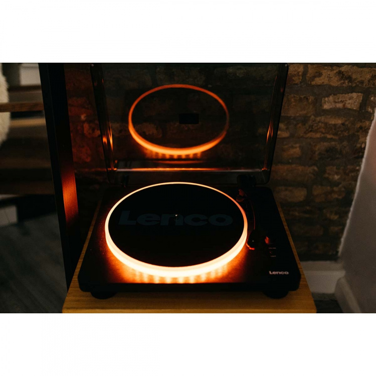 Lenco Skivspelare med högtalare för PC-kodning och belysning