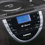 Lenco Bärbar DAB+- och FM-radio med CD-kassett och Bluetooth® Svart