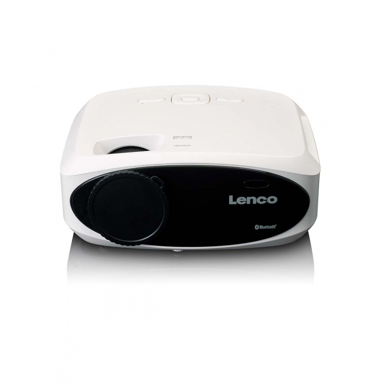 Lenco Full HD 1080P LCD-projektor med Bluetooth® Vit