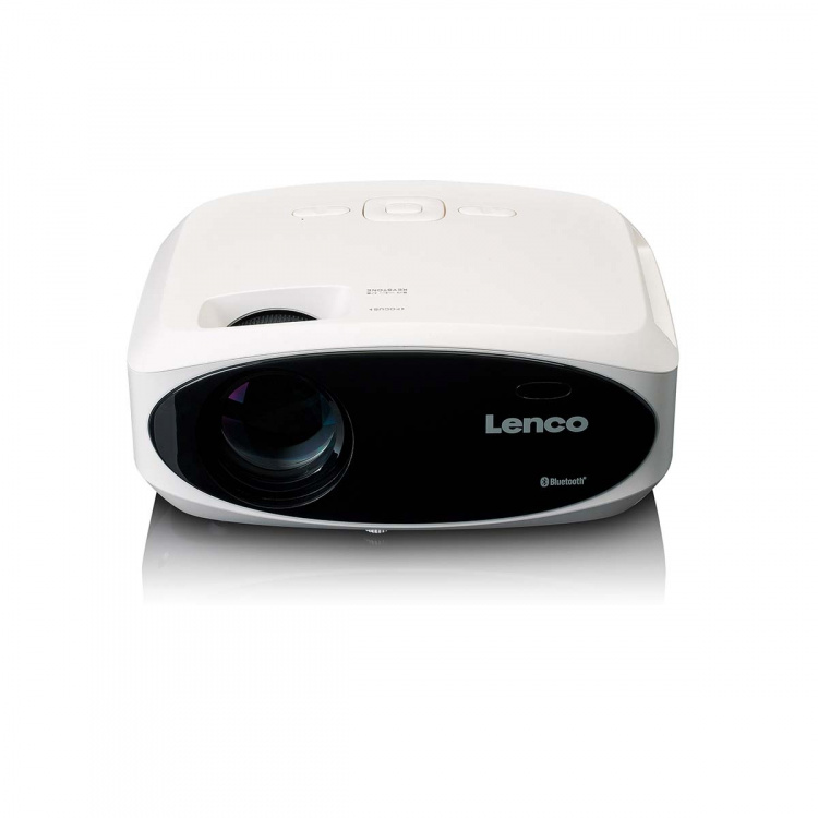 Lenco Full HD 1080P LCD-projektor med Bluetooth® Vit