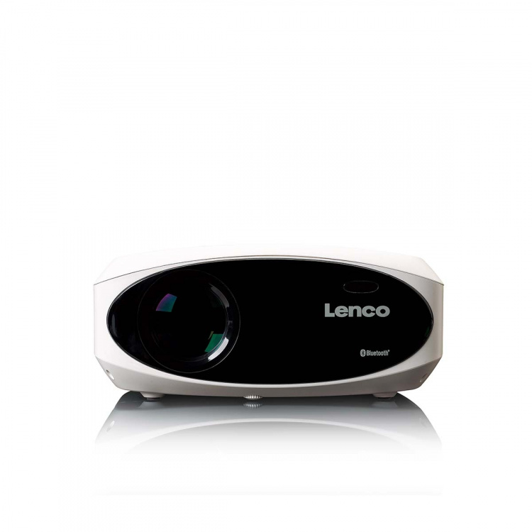 Lenco Full HD 1080P LCD-projektor med Bluetooth® Vit