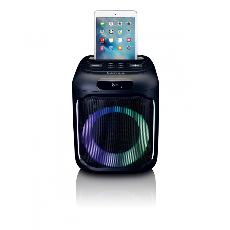 Lenco Kompakt IPX4 Bluetooth® Partyhögtalare med trådlös mikrofon