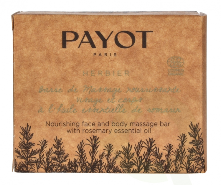 Payot Herbier Nourishing Face & Body Massage Bar 50 g Rosemary Essential Oil