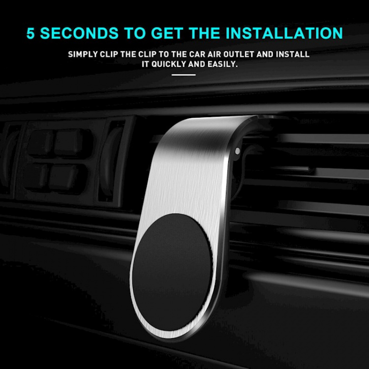 Maxlife MXCG-13 - Magnetisk Bilhållare till fläktgaller, Silver