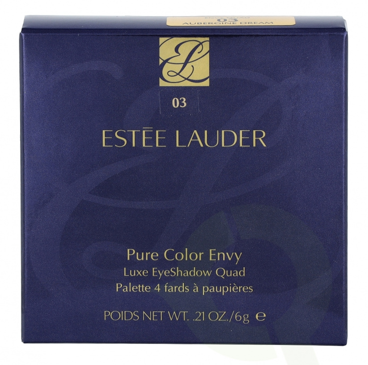 Estee Lauder Pure Color Envy Eye Shadow Quad 6 g 03 Aubergine Dr.