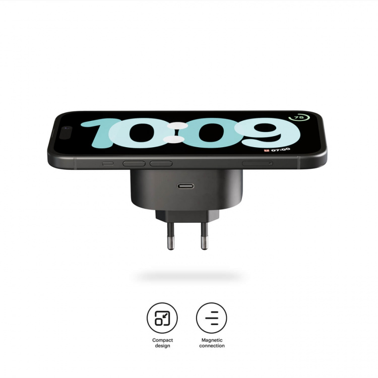 Zens Laddningsadapter Qi Trådlös Svart Zens Laddningsadapter Qi Trådlös Svart