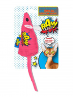 BAM! Toy with Catnip - 10 cm - Mouse Pink - (503319006087)