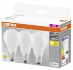LEDVANCE OSRAM LED BASE standard matt 806lm 6,5W/827 (60W) E27 3-pak