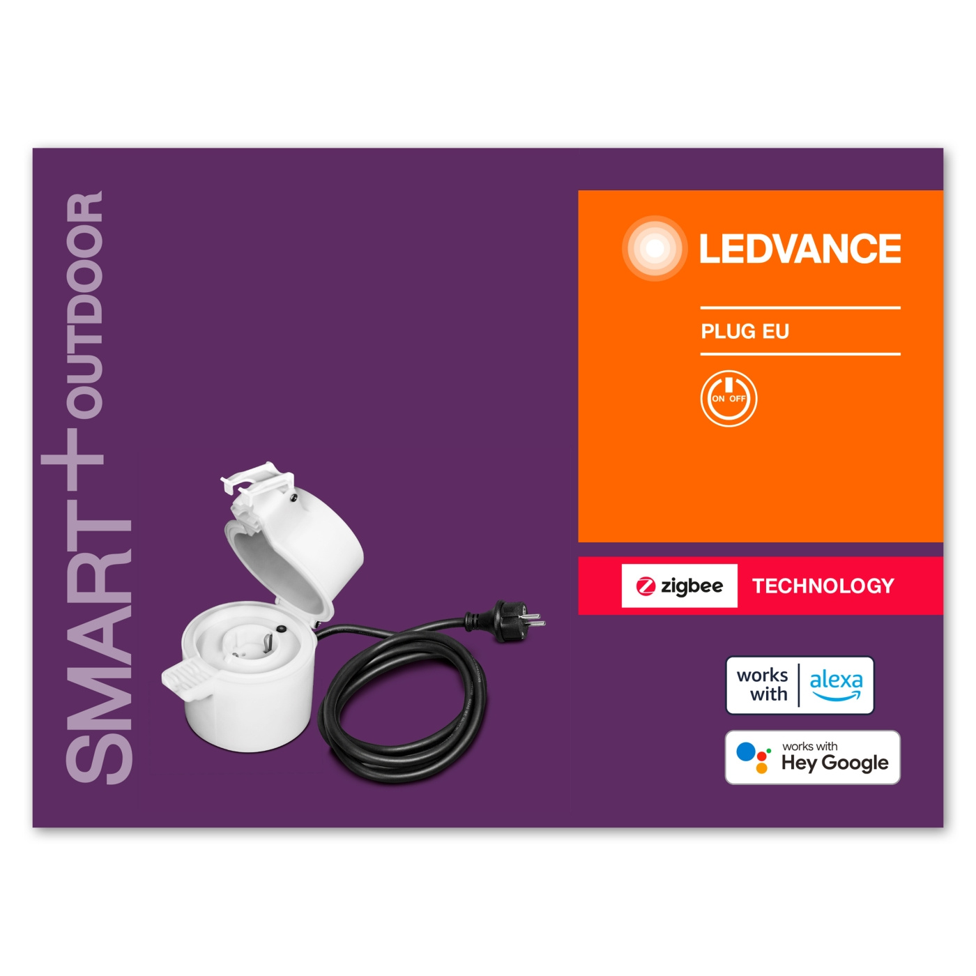 Köp LEDVANCE SMART+ Stickkontakt för utomhusbruk Zigbee | Teknikproffset.se