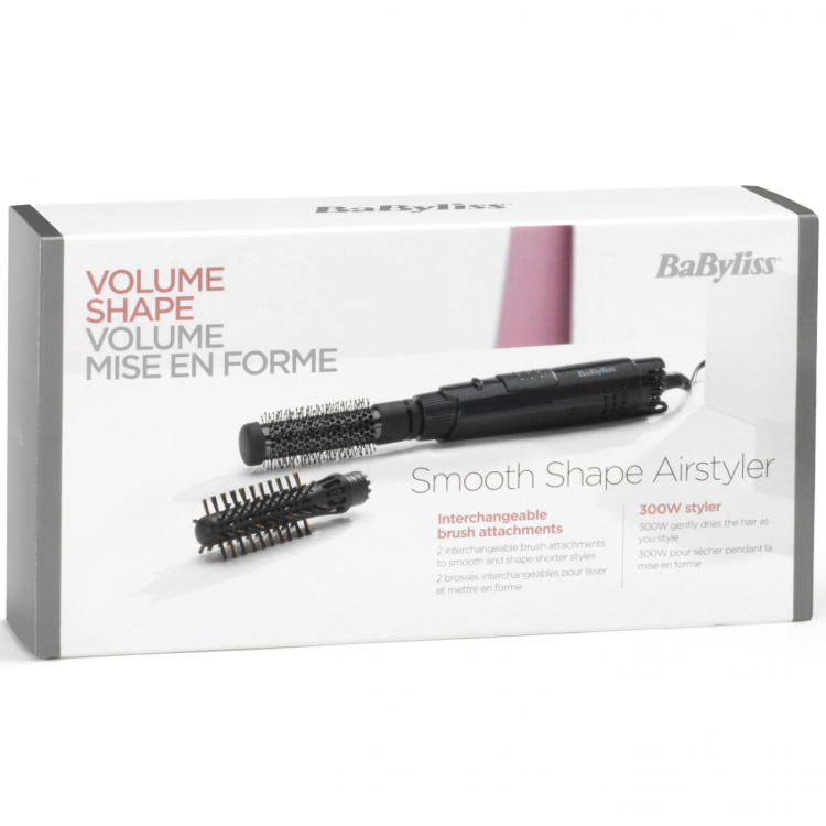 BaByliss Varmluftsborste Smooth Shape 300W AS86E