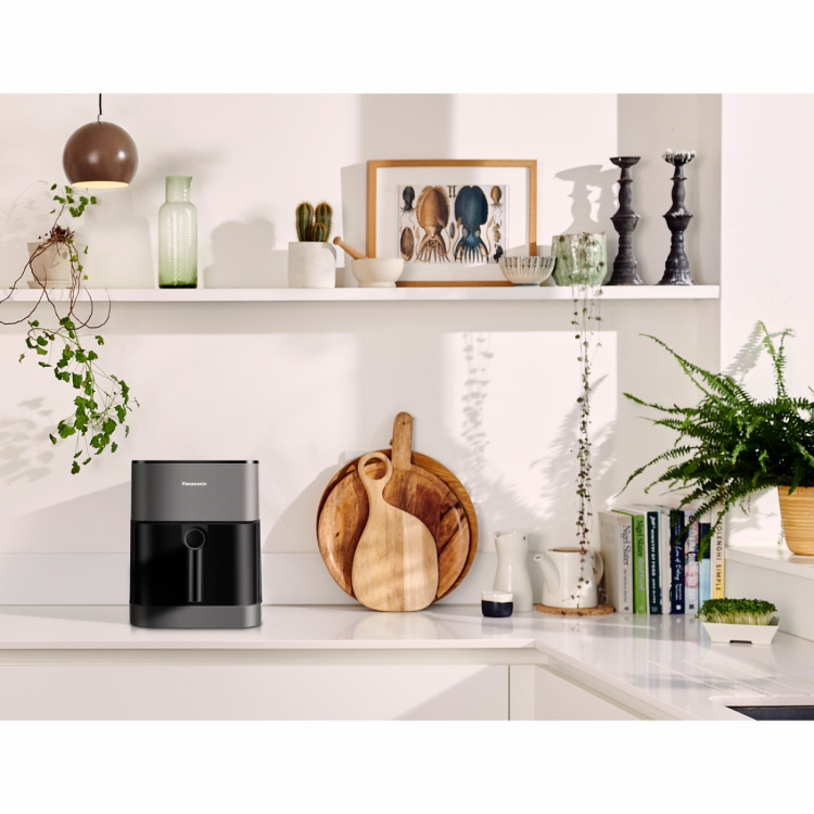 Panasonic Airfryer 5L 1450W NF-CC500SXE Dubbla element Touch, Belysning & Ånga Panasonic Airfryer 5L 1450W NF-CC500SXE Dubbla element Touch, Belysning & Ånga