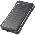 LogiLink PowerBank 10.000 mAh 12W Solcell Svart