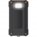 LogiLink PowerBank 10.000 mAh 12W Solcell Svart