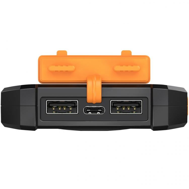 LogiLink PowerBank 10.000 mAh 12W Solcell Svart