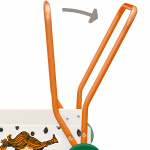 Micki Pippi Lära Gå-vagn