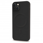 Celly Cromomag Soft rubber case MagSafe-kompatibelt iPhone 15 Svart