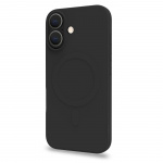 Celly Cromomag Soft rubber case MagSafe-kompatibelt iPhone 16 Svart