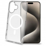 Celly Gelskinmag TPU Cover MagSafe-kompatibelt iPhone 16 Transparent