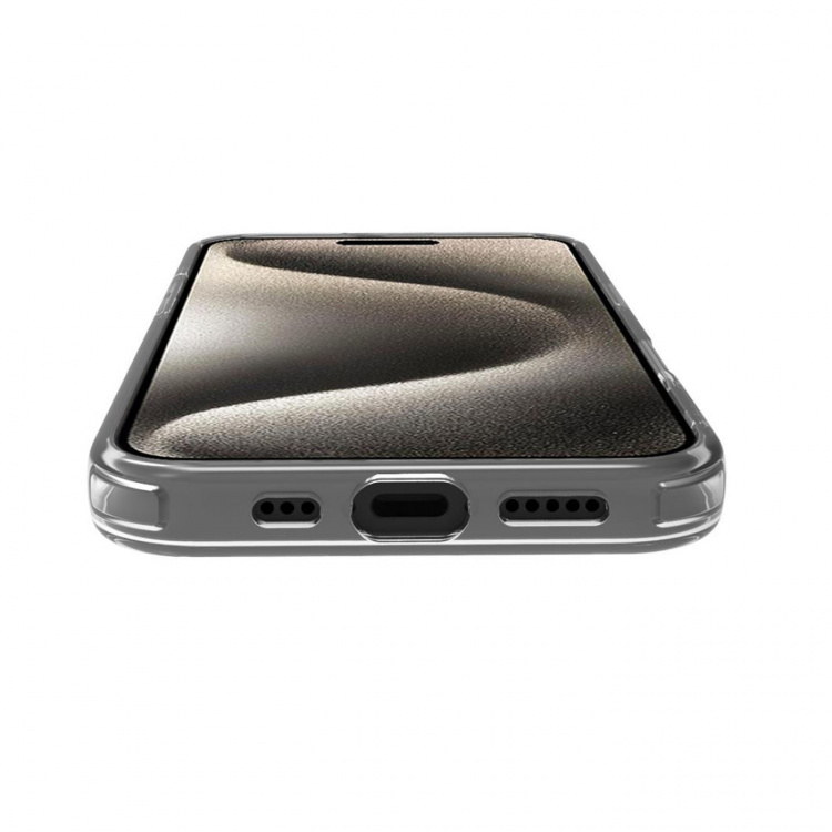 Celly Gelskinmag TPU Cover MagSafe-kompatibelt iPhone 16 Transparent