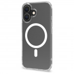 Celly Gelskinmag TPU Cover MagSafe-kompatibelt iPhone 16 Transparent