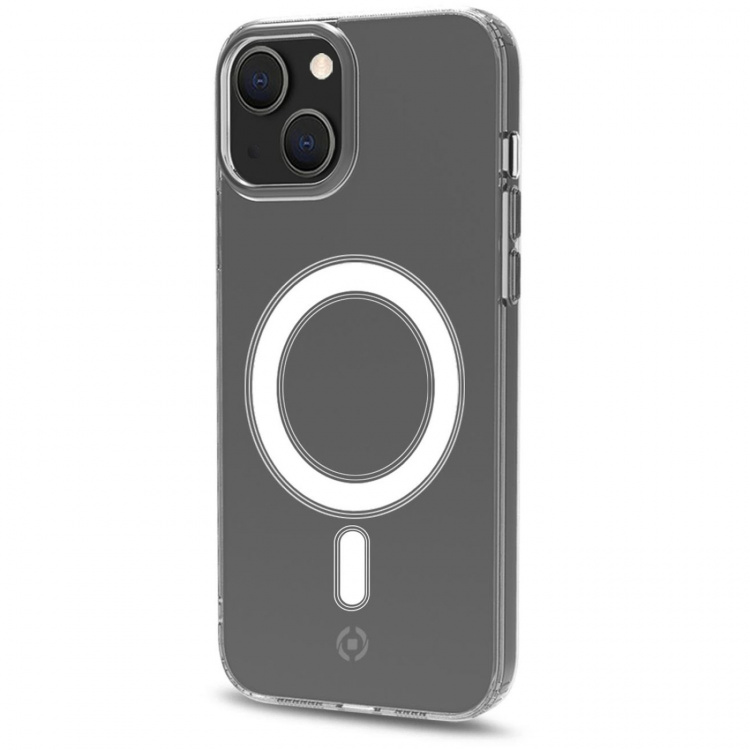 Celly Gelskinmag TPU Cover MagSafe-kompatibelt iPhone 14 Transparent