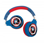Lexibook Avengers - 2 i 1 Bluetooth hopfällbara hörlurar (HPBT010AV)