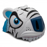 Crazy Safety Tiger Cykelhjälm - Vit (49-55cm) (100101-03-01)