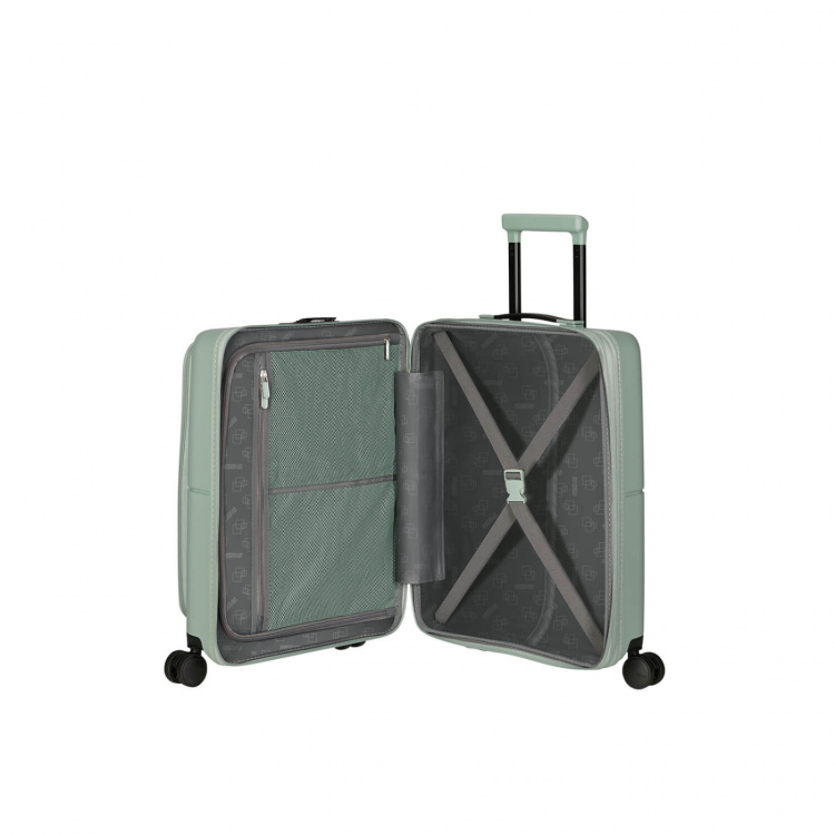 American Tourister Resväska DashPop Spinner 55/23 Front Pocket Laptop Iceberg Green