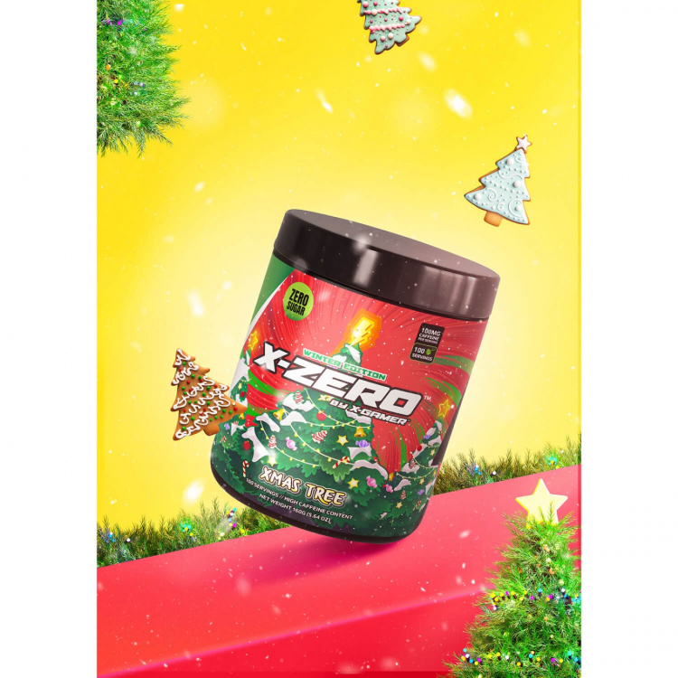 X-GAMER Energidryckspulver X-Zero 160 gram X-Mas Tree X-GAMER Energidryckspulver X-Zero 160 gram X-Mas Tree