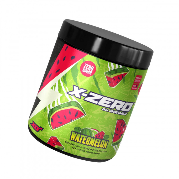 X-GAMER Energidryckspulver X-Zero 160 gram Watermelon X-GAMER Energidryckspulver X-Zero 160 gram Watermelon