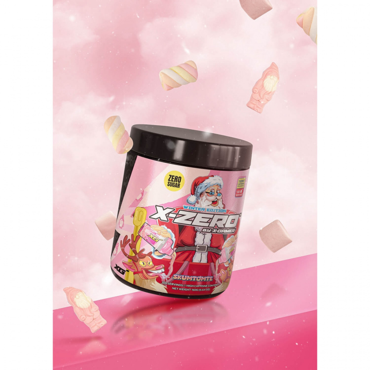 X-GAMER Energidryckspulver X-Zero 160 gram Skumtomte