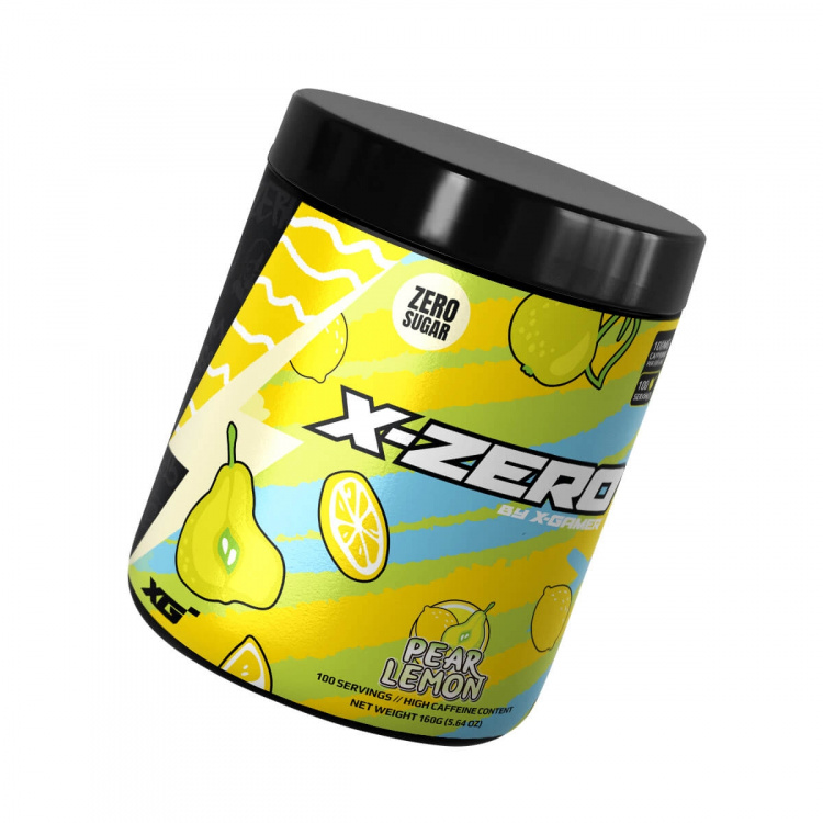 X-GAMER Energidryckspulver X-Zero 160 gram Pear Lemon X-GAMER Energidryckspulver X-Zero 160 gram Pear Lemon