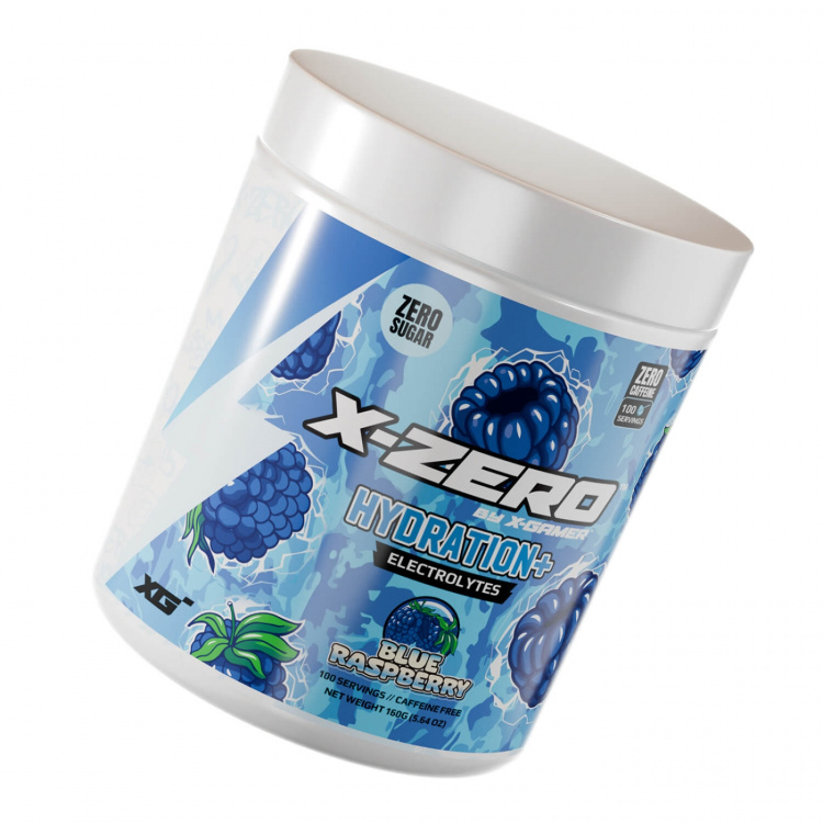 X-GAMER Energidryckspulver X-Zero Hydration+ 160 gram Blue Raspberry X-GAMER Energidryckspulver X-Zero Hydration+ 160 gram Blue Raspberry