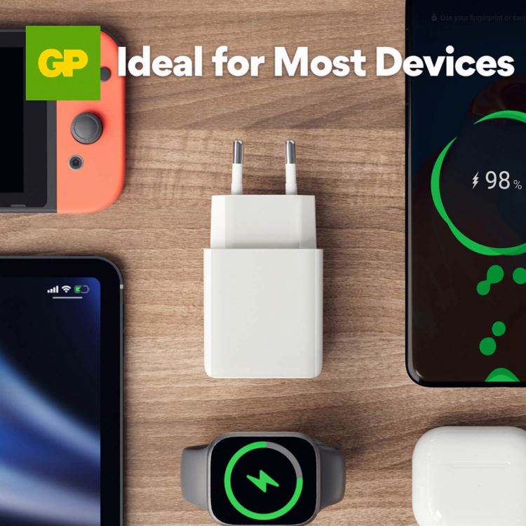GP Wall Charger WM2B PD 20W USB-A + USB-C GP Wall Charger WM2B PD 20W USB-A + USB-C