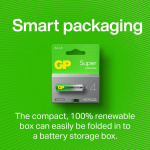 GP Batteri Super Alkaline AA LR6 4-Pack GP Batteri Super Alkaline AA LR6 4-Pack