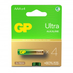 GP Batteri Ultra Alkaline AAA LR03 4-Pack GP Batteri Ultra Alkaline AAA LR03 4-Pack