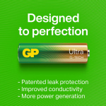 GP Batteri Ultra Alkaline 9V 1-Pack GP Batteri Ultra Alkaline 9V 1-Pack