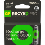 GP Batteri Recyko Pro NiMH AA HR6 2000mAh 4-Pack GP Batteri Recyko Pro NiMH AA HR6 2000mAh 4-Pack