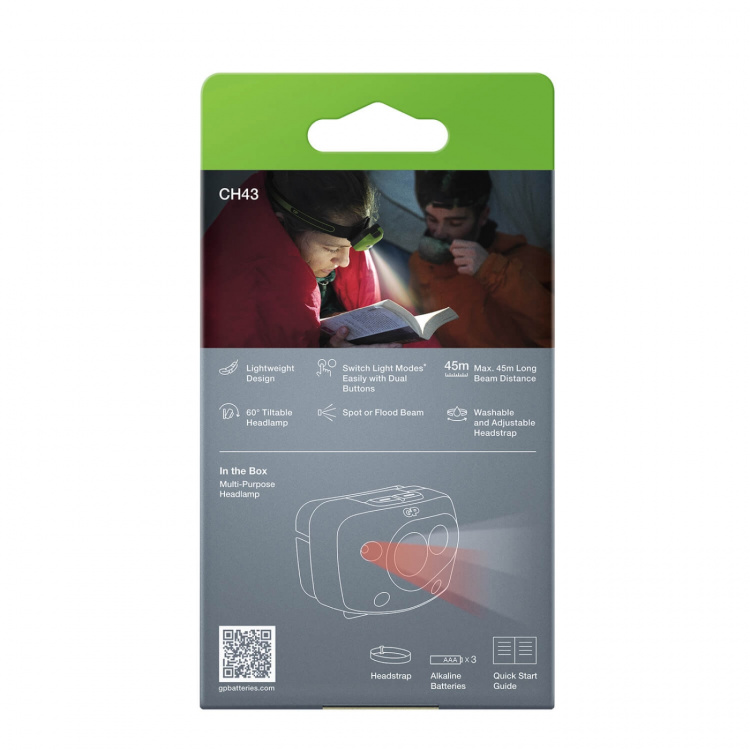 GP Pannlampa Discovery CH43 150lm GP Pannlampa Discovery CH43 150lm