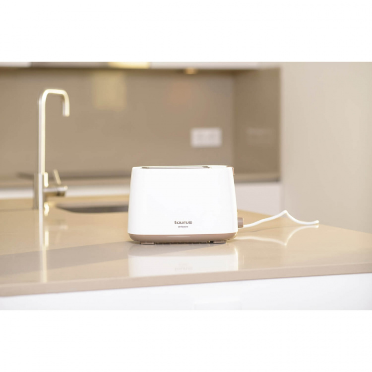 Taurus Brödrost Mytoast 2 Två Fack Vit Taurus Brödrost Mytoast 2 Två Fack Vit