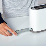 Taurus Brödrost Mytoast Enkelslot Lång Vit Taurus Brödrost Mytoast Enkelslot Lång Vit