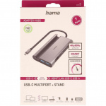 Hama USB-Hubb USB-C Multiport 7-Portar Hama USB-Hubb USB-C Multiport 7-Portar