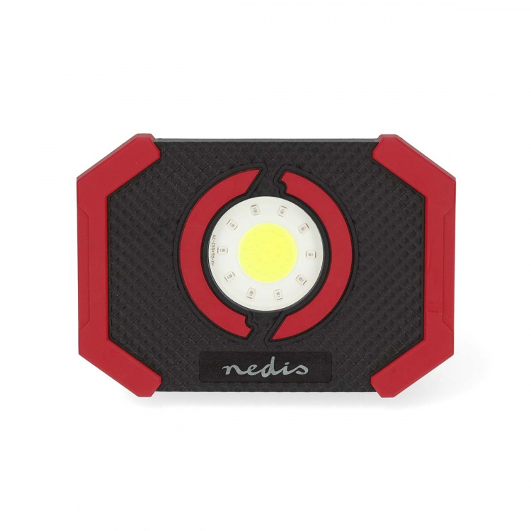 Nedis Arbetslampa | 10 W | Batteridriven | 5 V DC | N/A | Uppladdningsbara | Belysning varaktighet: 10 h | 1000 lm | Belysningsräckvidd: 30 m