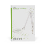 Nedis Förstoringsglas Bordslampa | Linsstyrka: 3 Diopter | 6500 K | 6 W | 700 lm | Vit